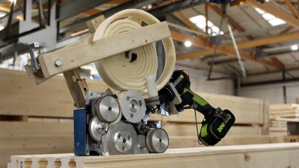 Funktionsmodell einer Maschine in der Werkstatt